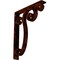 Ekena Millwork Avery Wrought Iron Bracket, (Triple center brace), Antiqued Copper 2"W x 12"D x 15"H BKTM02X12X15TAVACO - alternate 1